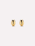 Gold Stud Earrings - Gold Mini Teardrop Studs by MAVERA