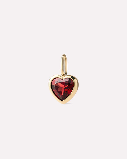 18K gold-plated - Heirloom Heart Charm by MAVERA