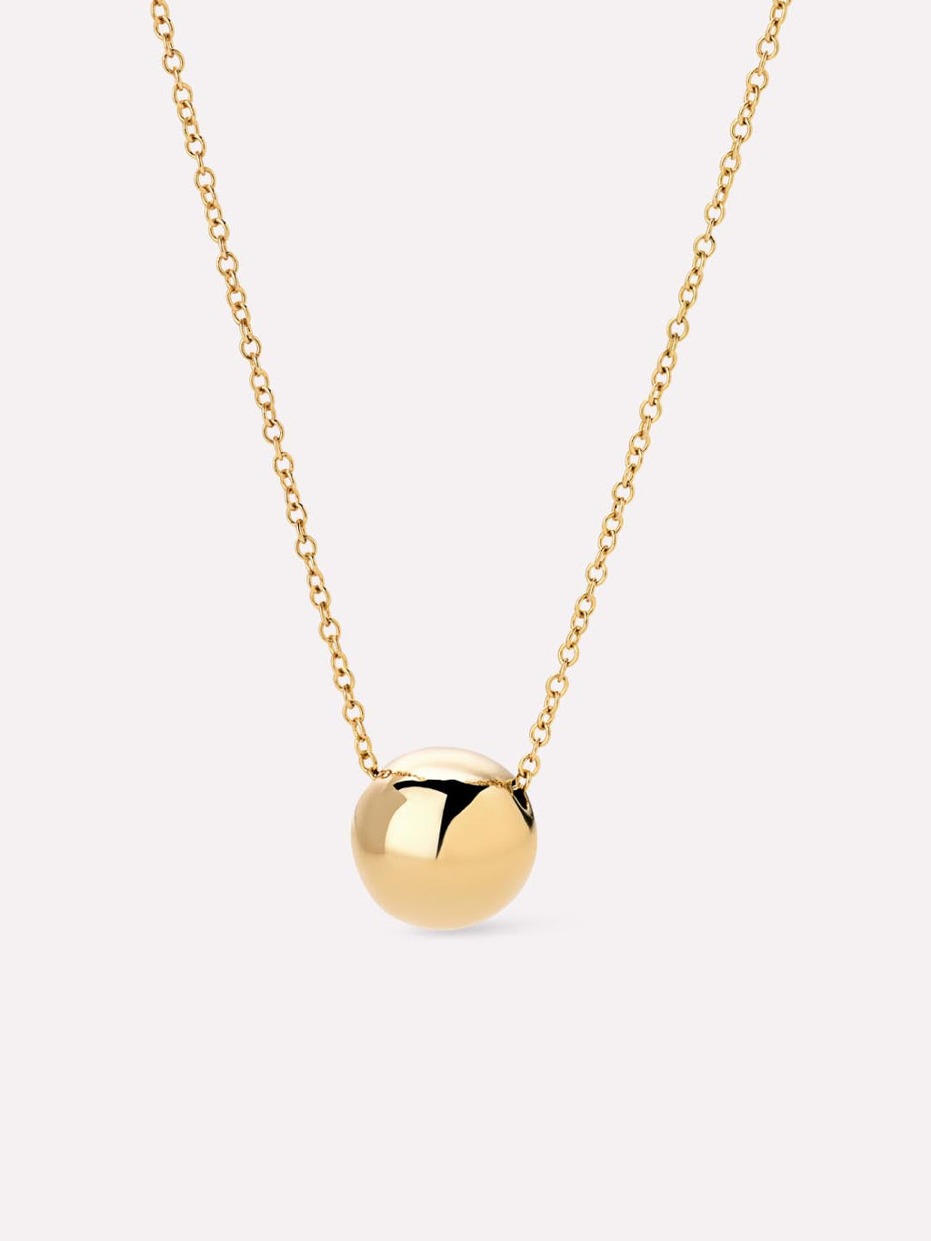 Gold Pendant - Gold Mini Sphere Pendant by MAVERA