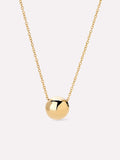 Gold Pendant - Gold Mini Sphere Pendant by MAVERA