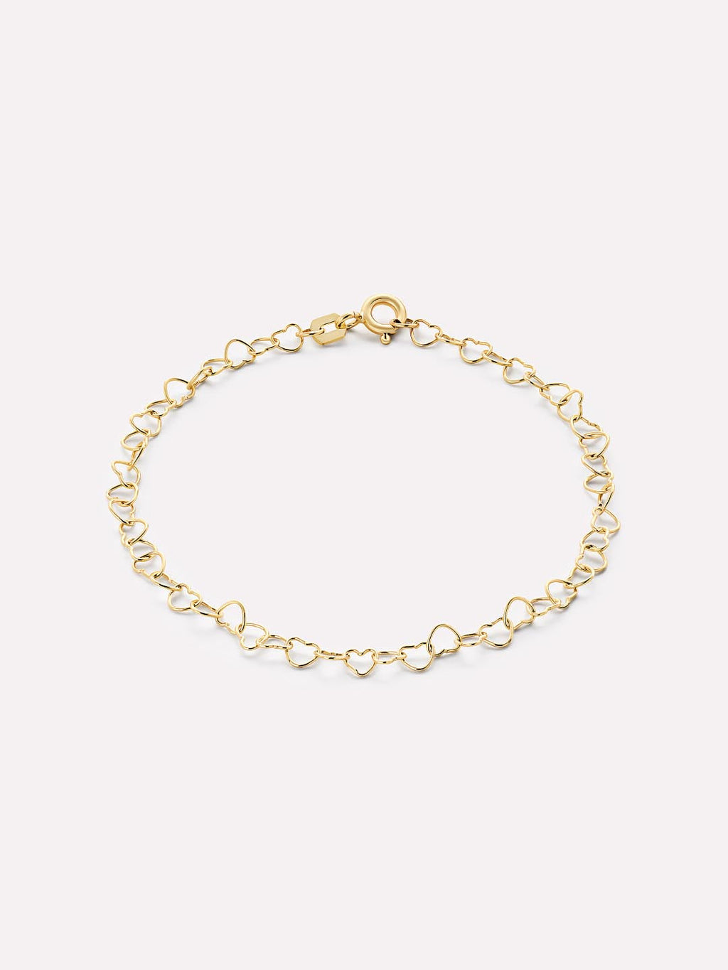 18K gold-plated - Heart Chain Bracelet by MAVERA