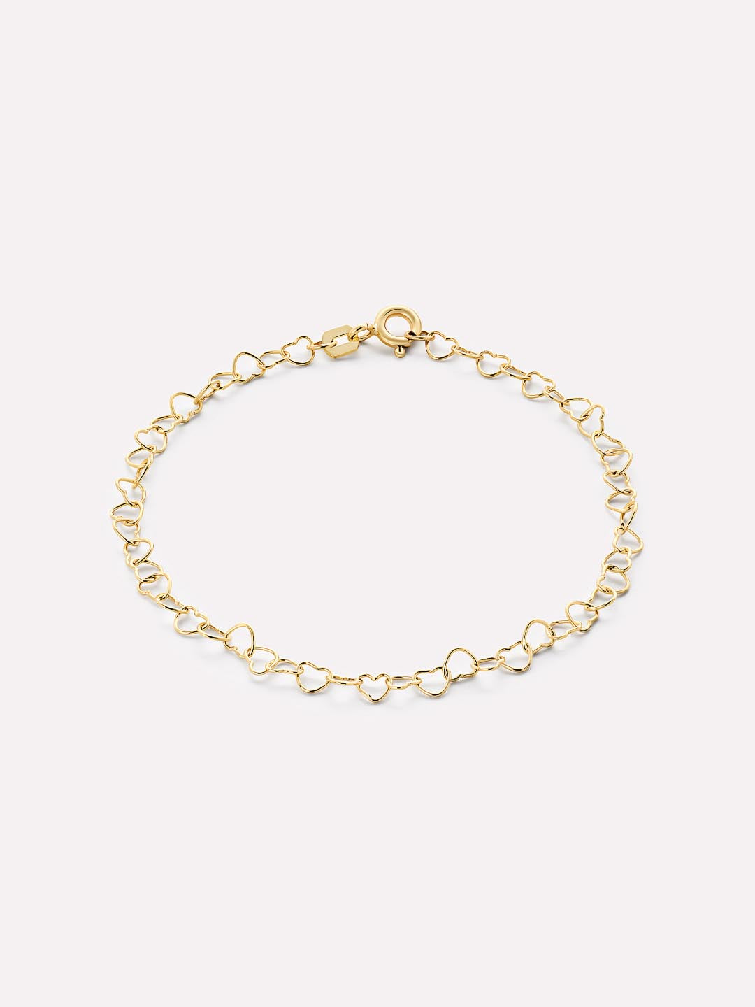 18K gold-plated - Heart Chain Bracelet by MAVERA