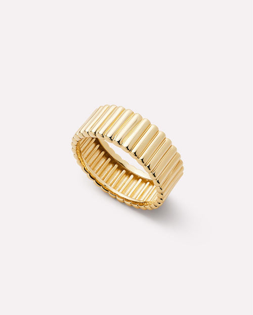 18K gold-plated - Galaxy Ring Wide by MAVERA