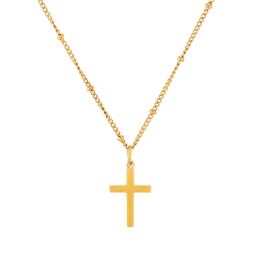 Beaded Cross Chain