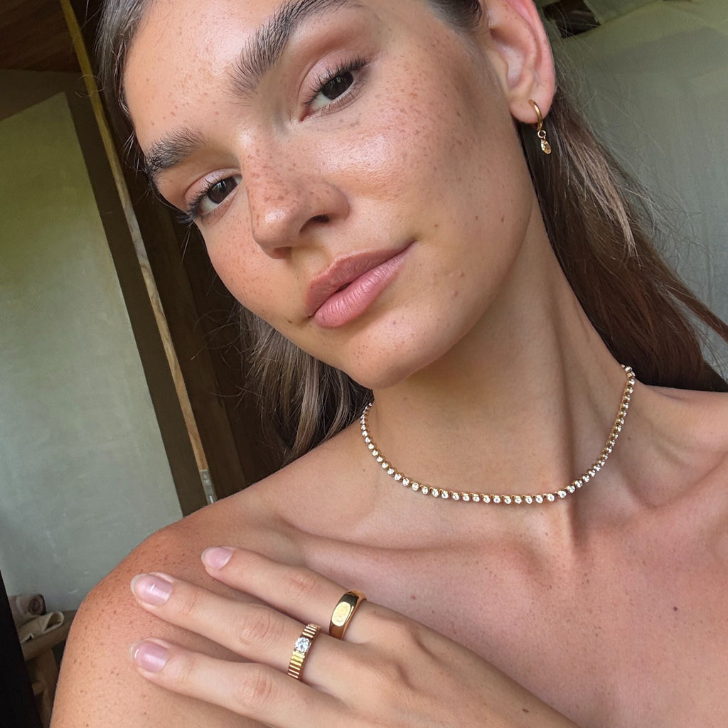 Big Zircon Ring