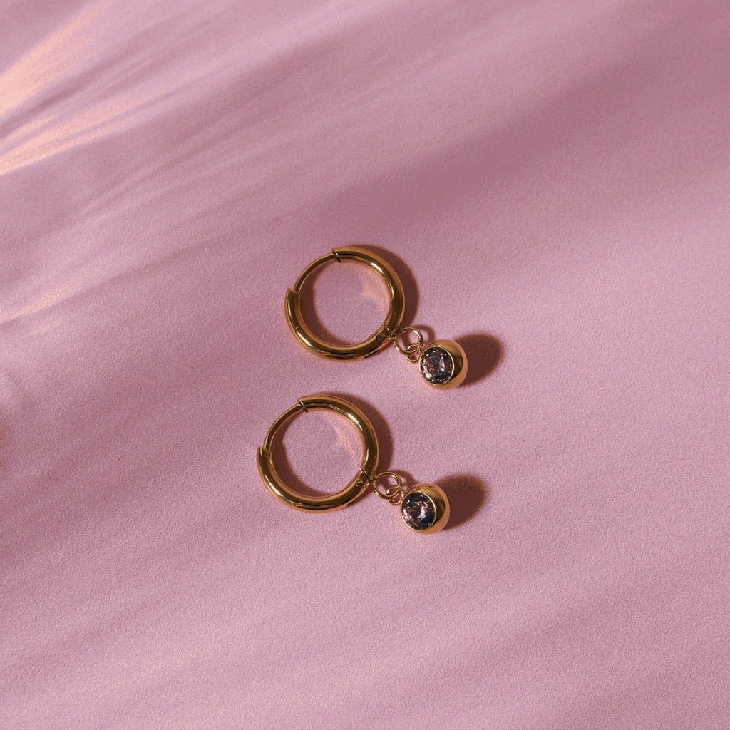 Birthstone Hoops