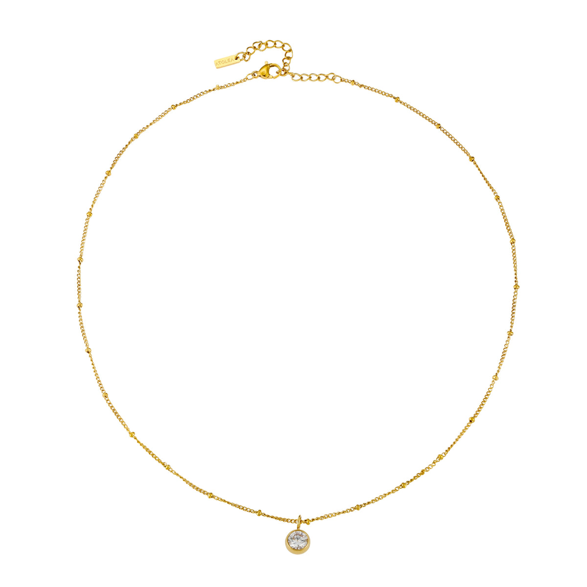 Birthstone Necklace April