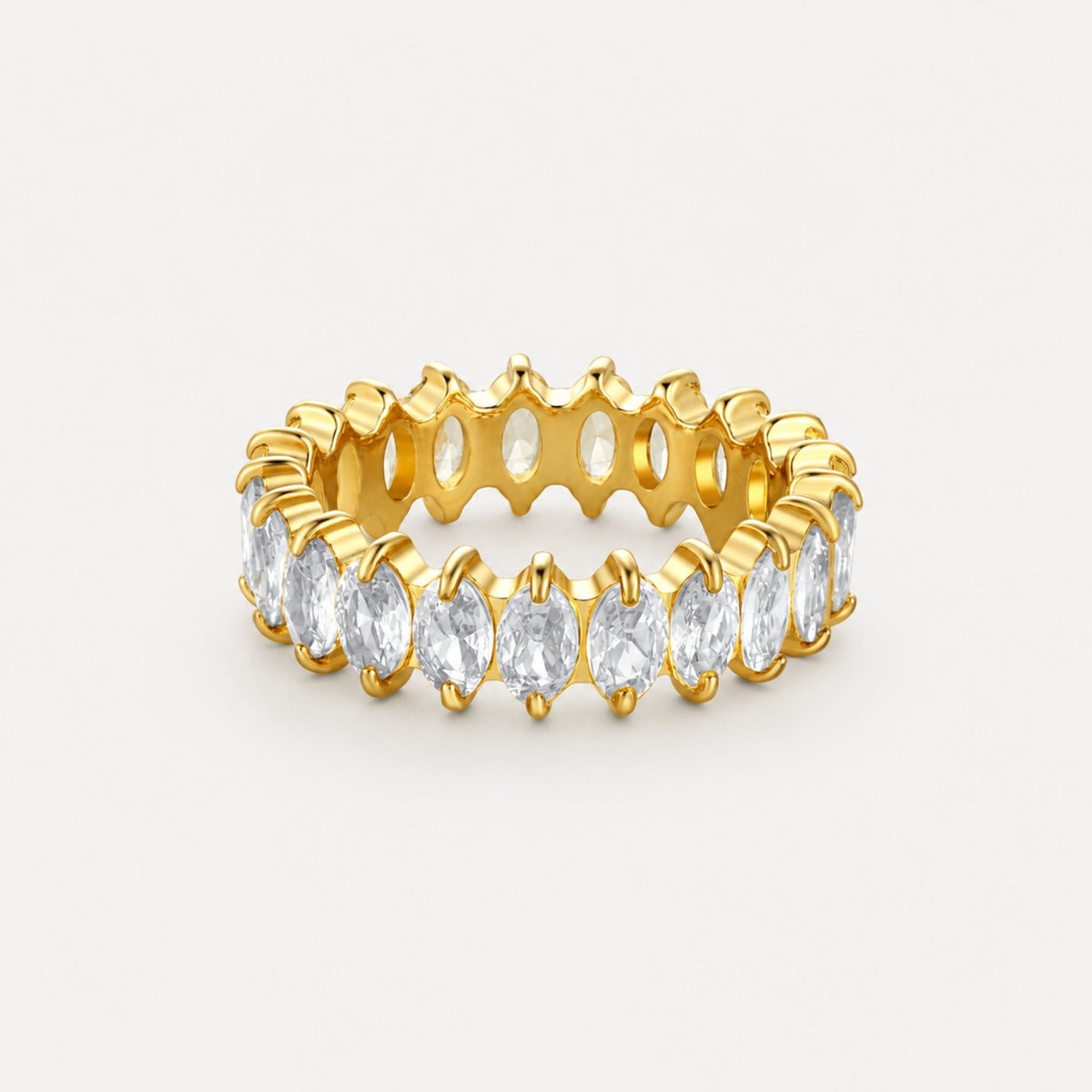 Birthstone Ring April Crystal