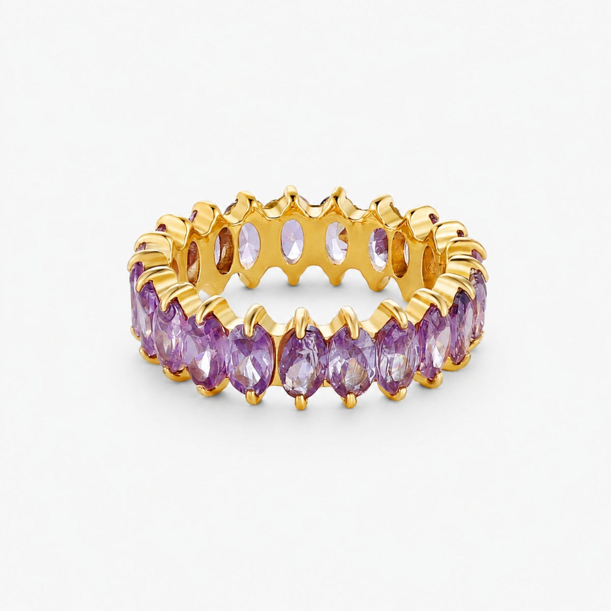 Birthstone Ring February Amethyst