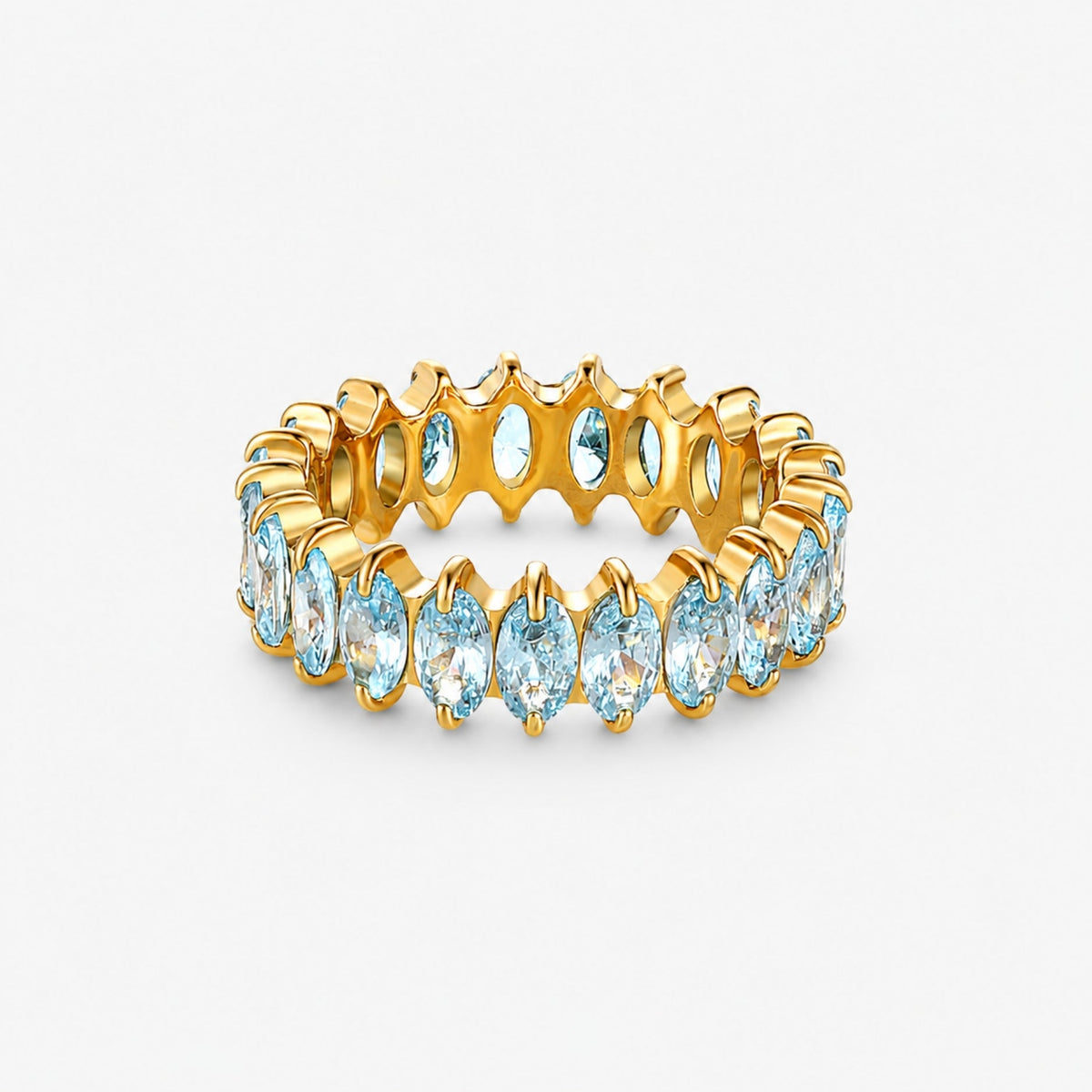 Birthstone Ring March Aquamarine