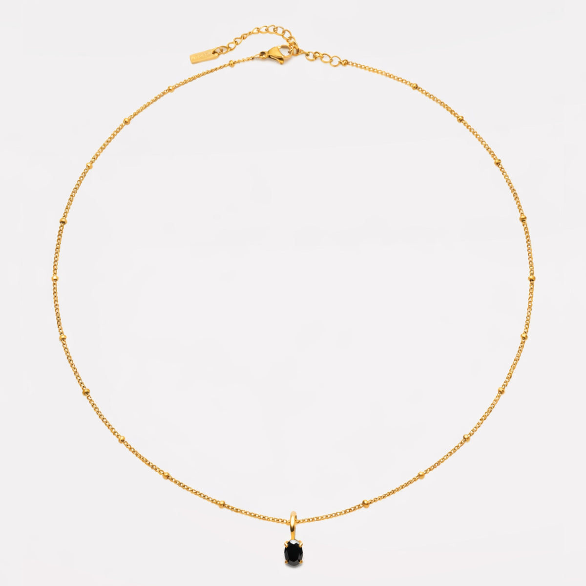 Black Stone Pendant