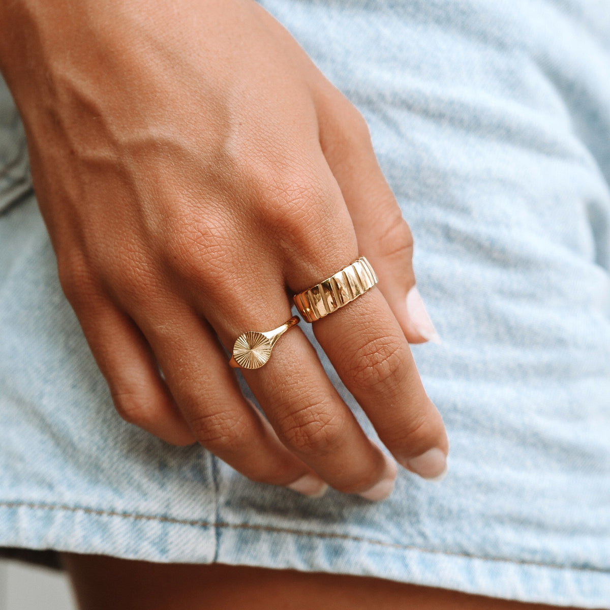 Bold Gold ring