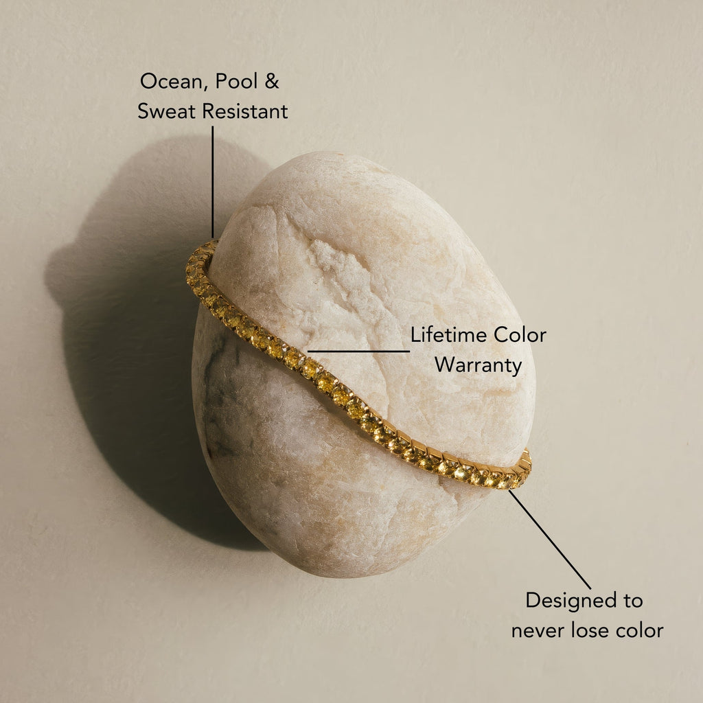 Champagne Beaded Bracelet