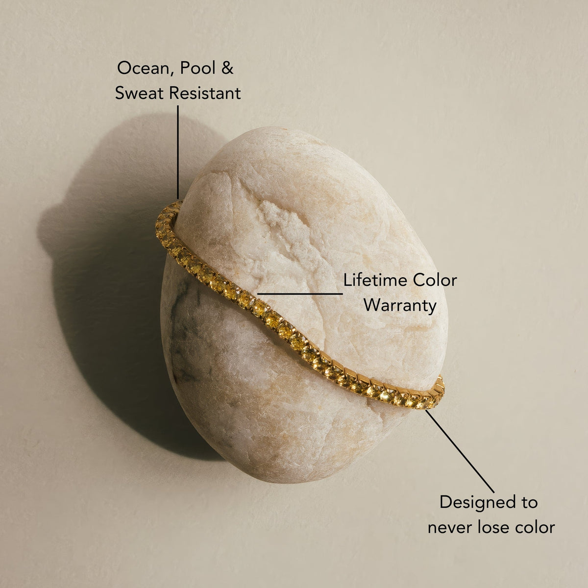 Champagne Beaded Bracelet