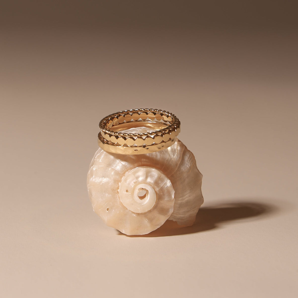 Daily Rings Set 14k Gold