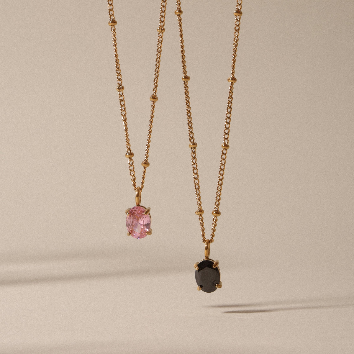 Dainty Black Pendant