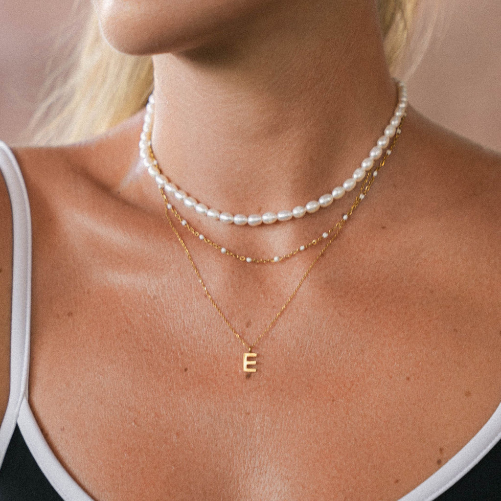 Dainty Initial Necklace