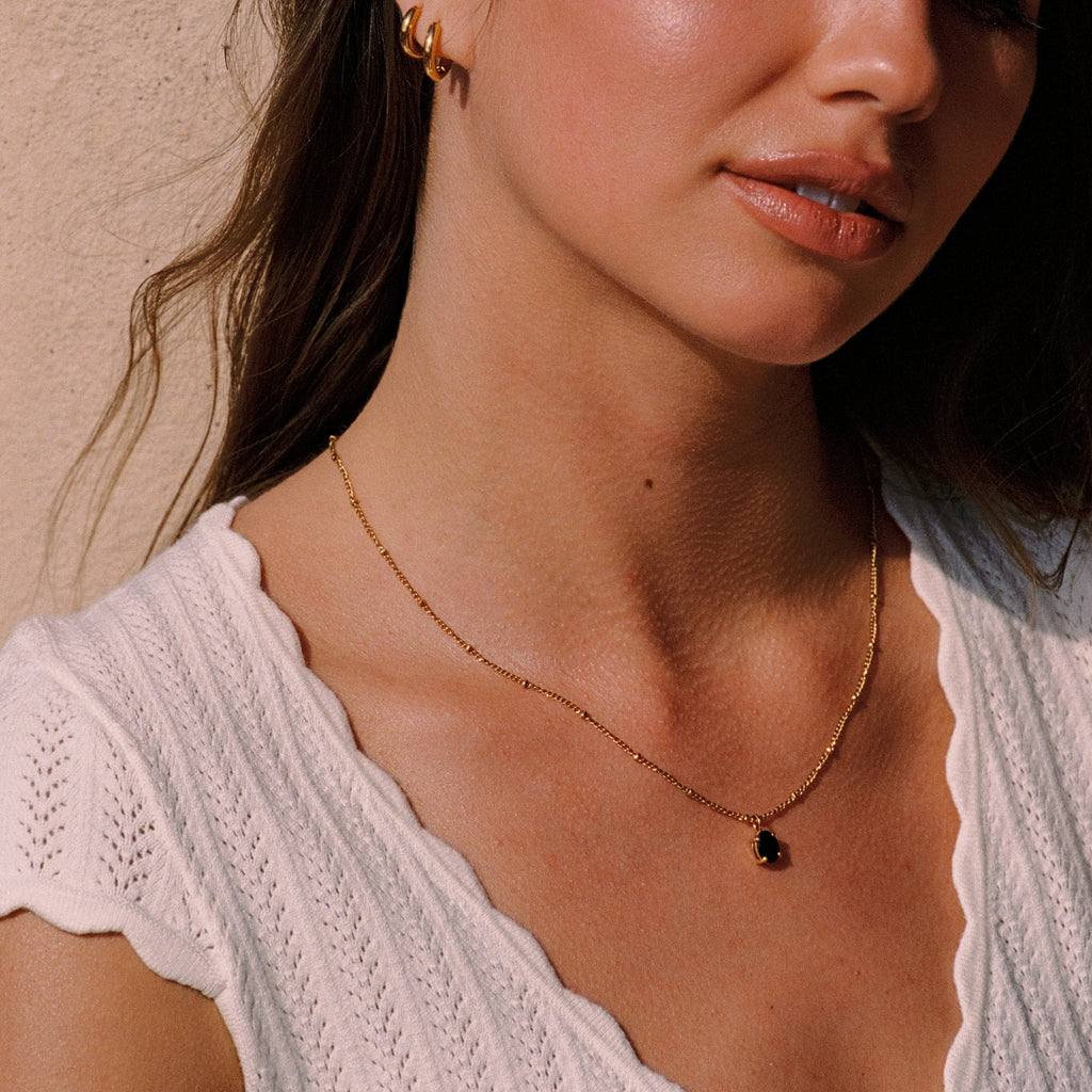 Dark Cz Necklace
