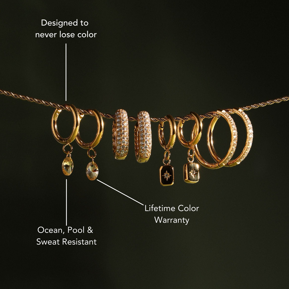 Delicate Drop Earrings