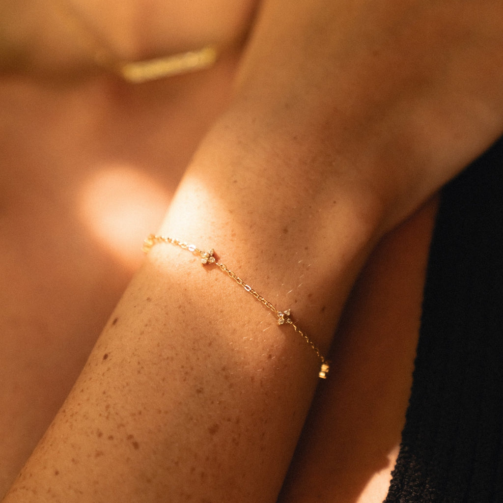 Delicate Quatrefoil Bracelet