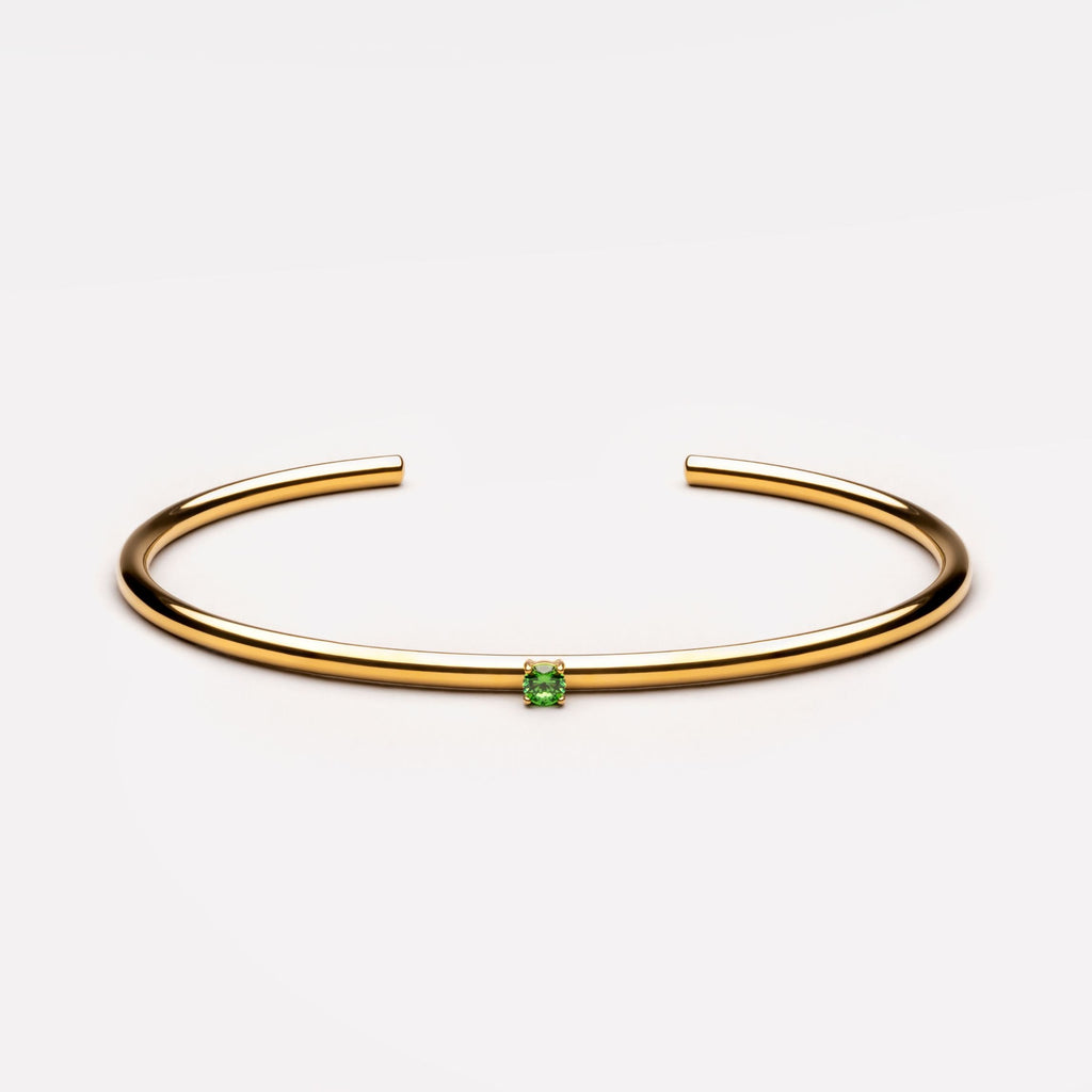 Emerald Cuff Gold