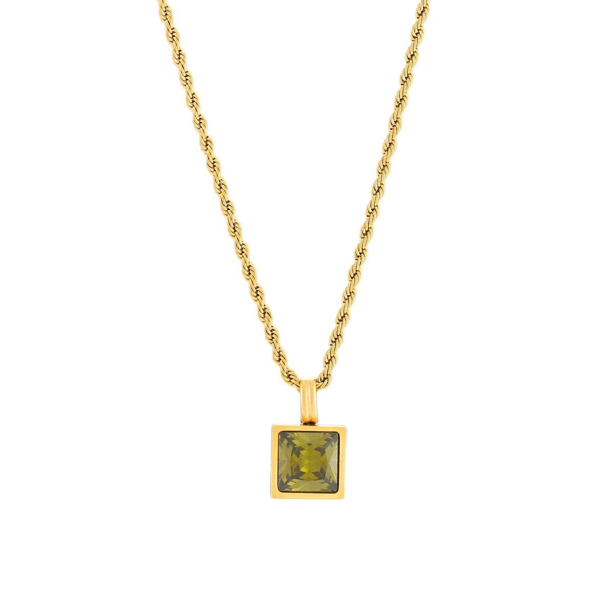 Emerald Tone Necklace