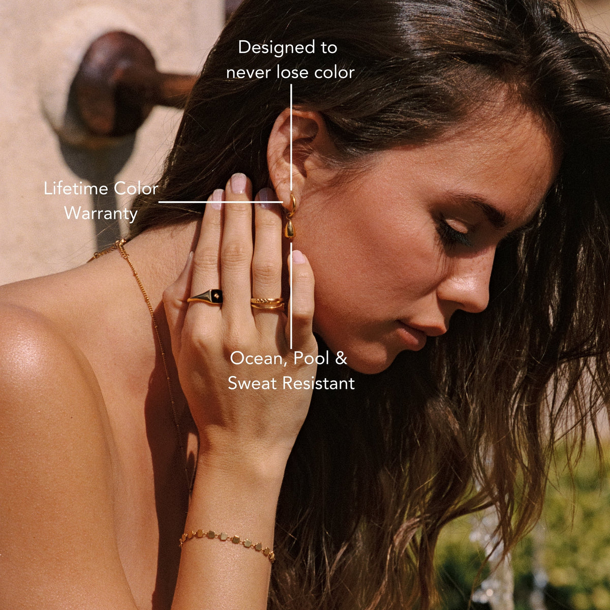 Everyday Drop Hoops