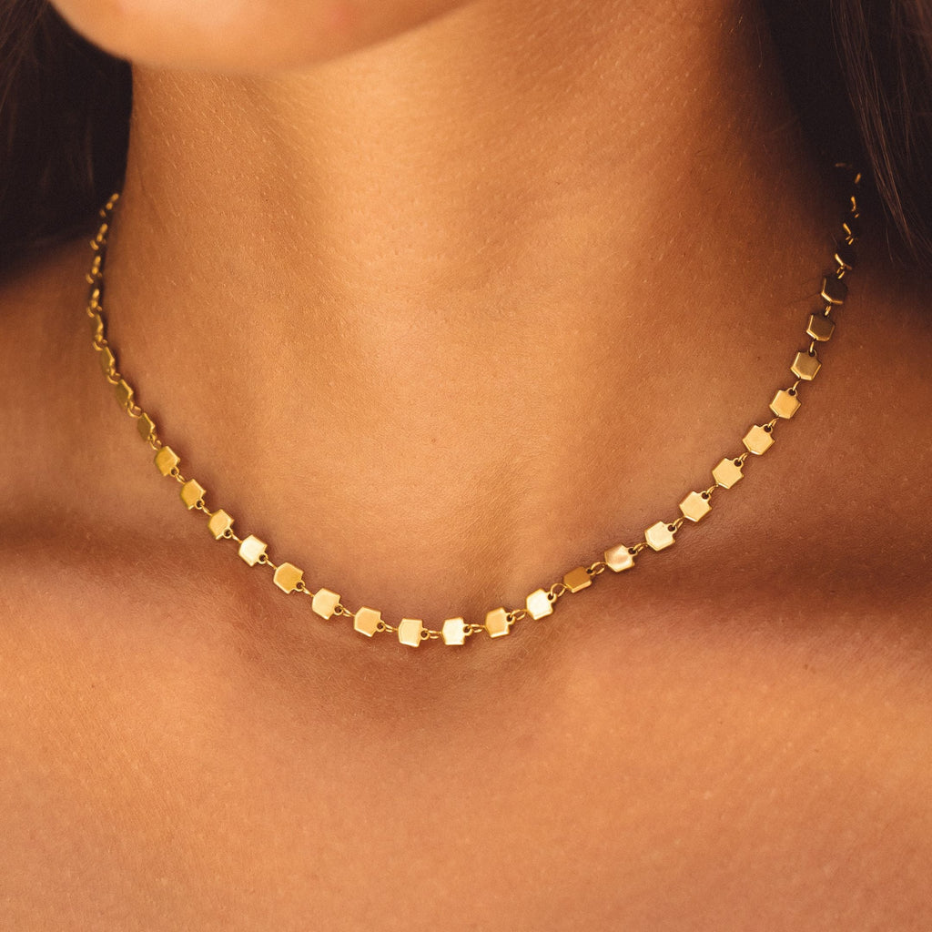 Gold Bead Choker