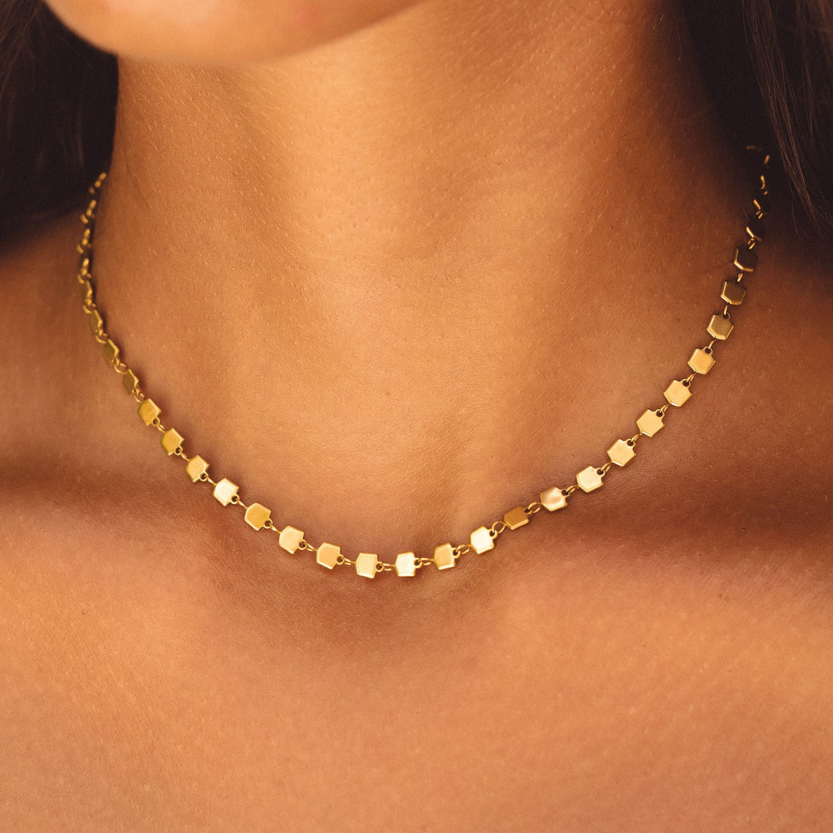 Gold Bead Choker