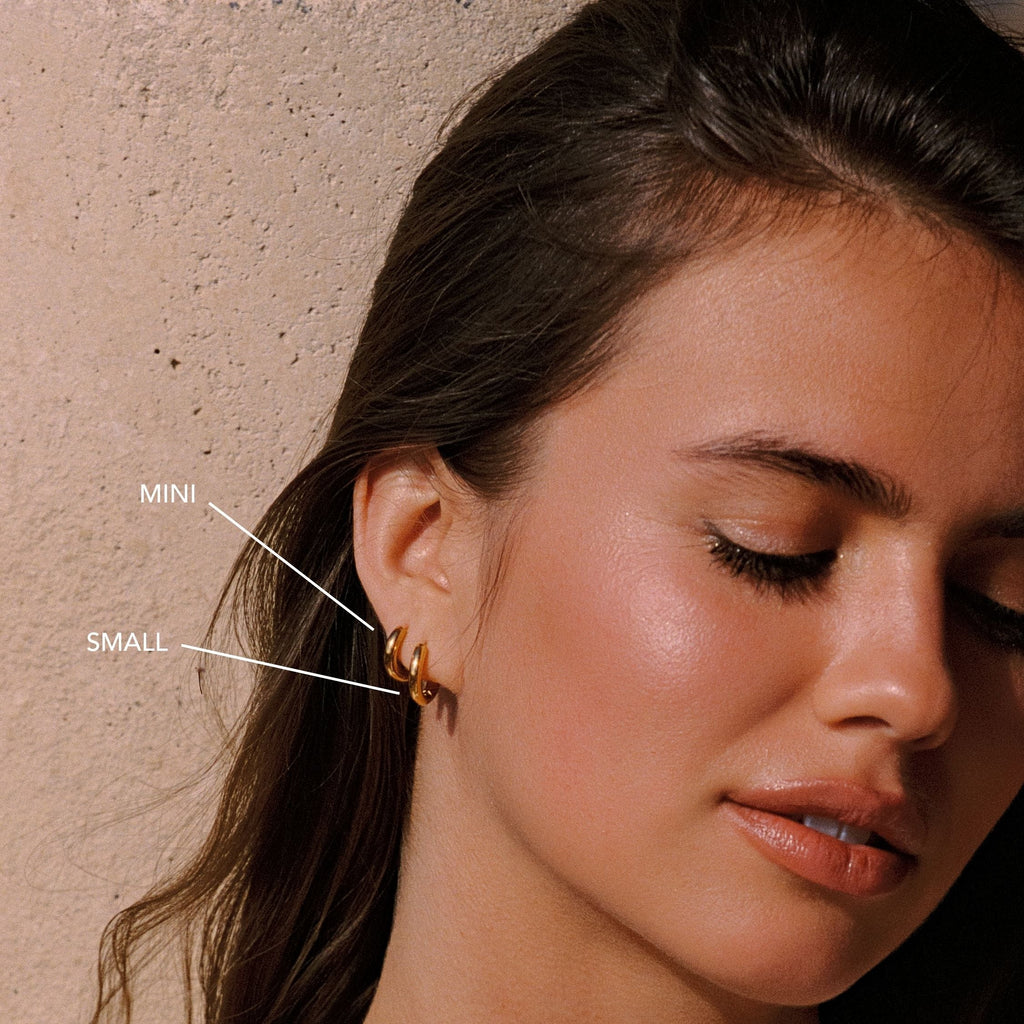 Gold Bold Hoops