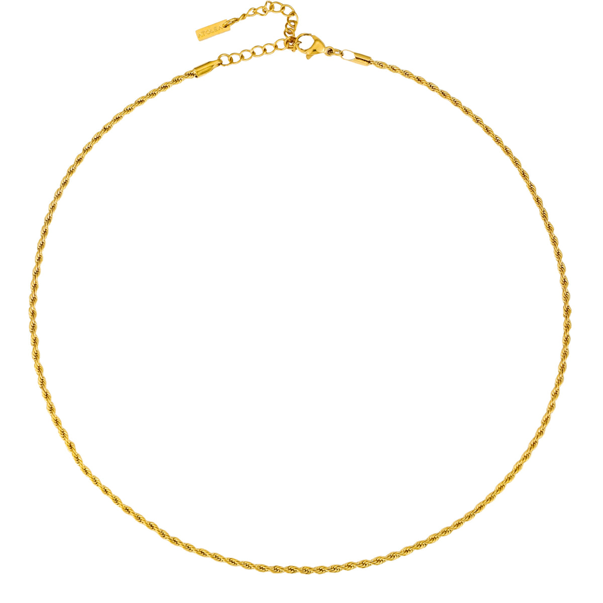 Gold Calvi Rope Necklace