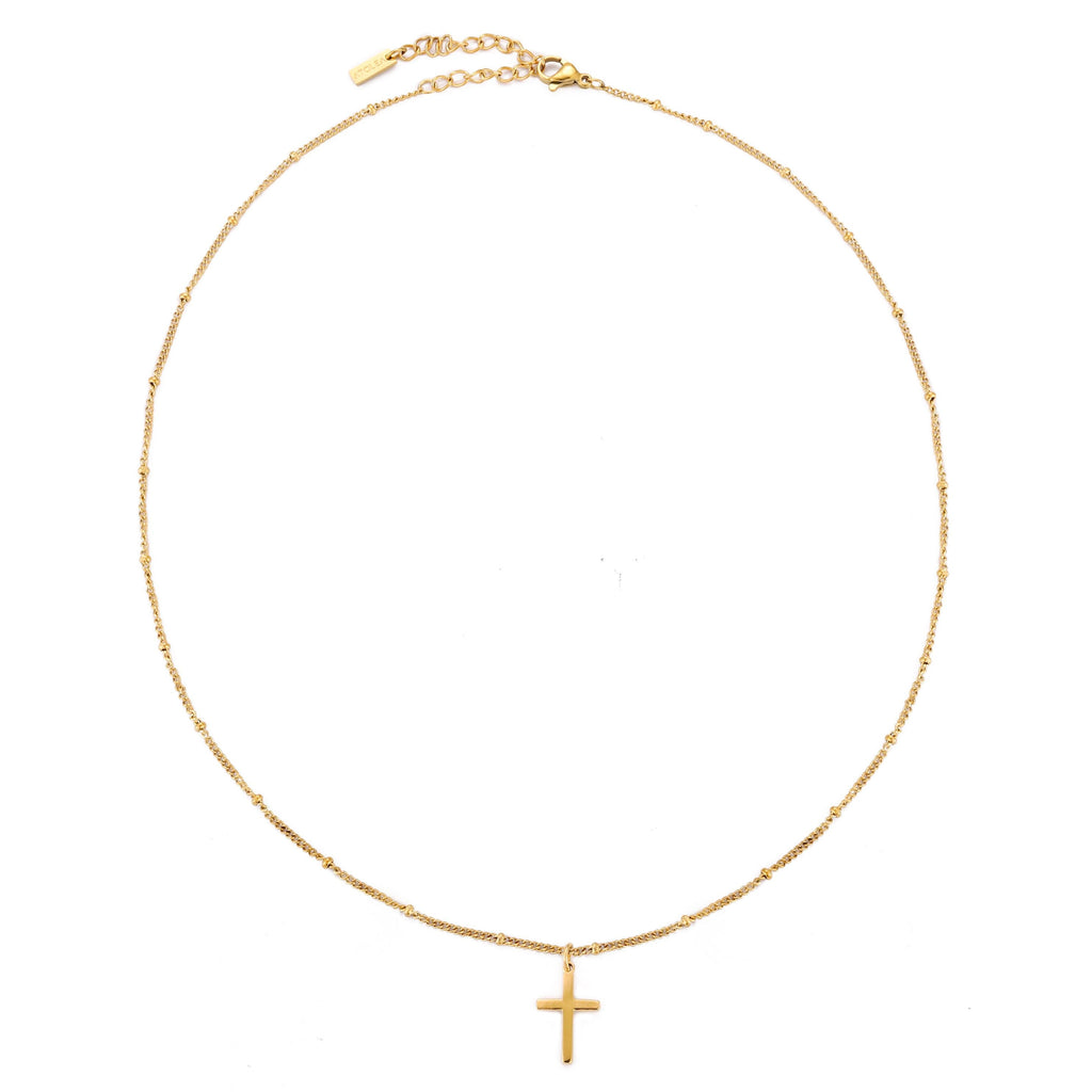 Gold Cross Necklace