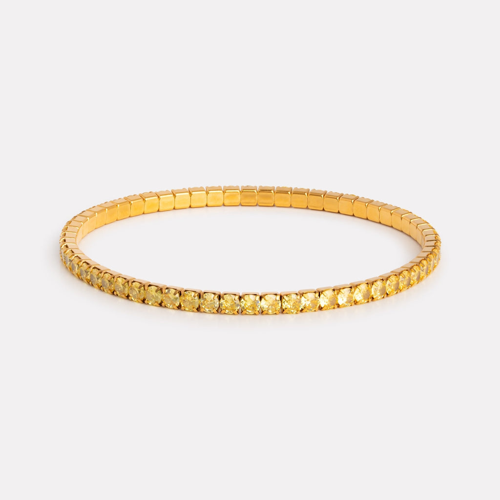 Gold Crystal Bangle