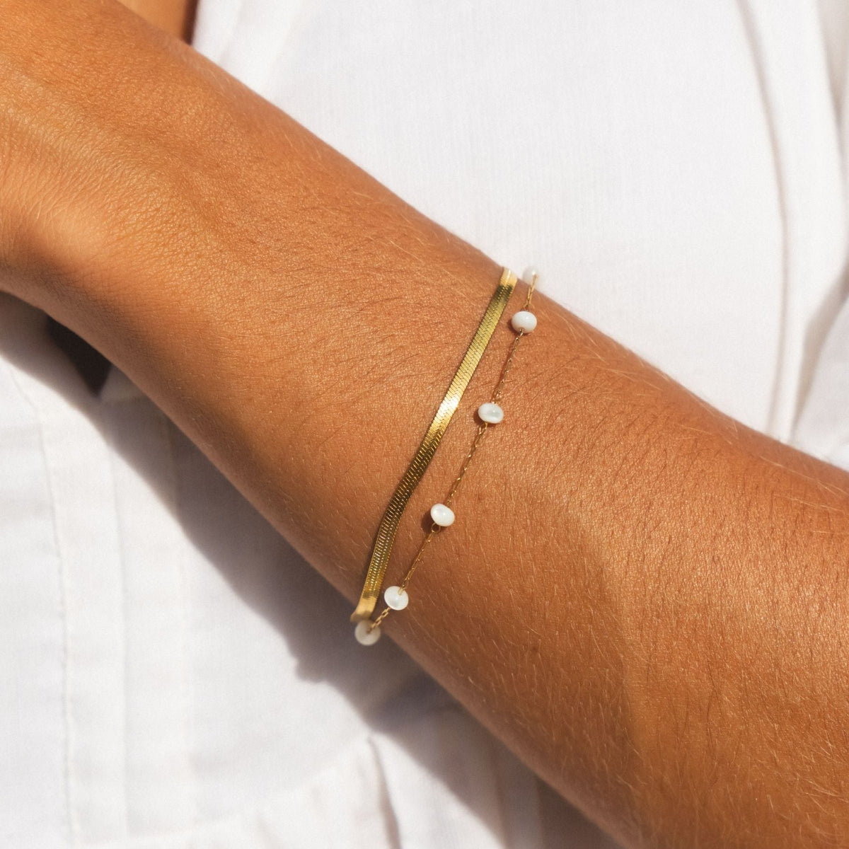 Gold Layered Santorini