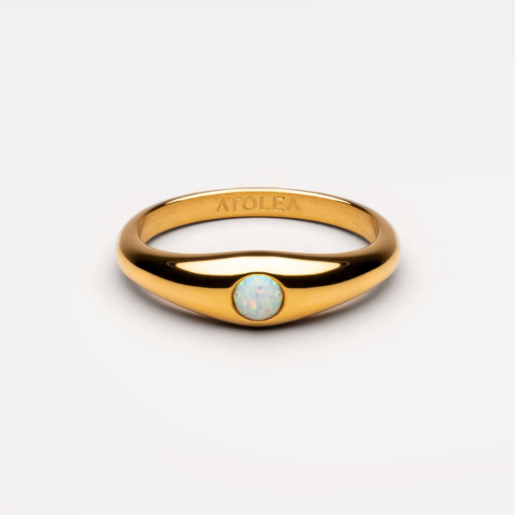 Gold Opal Ring