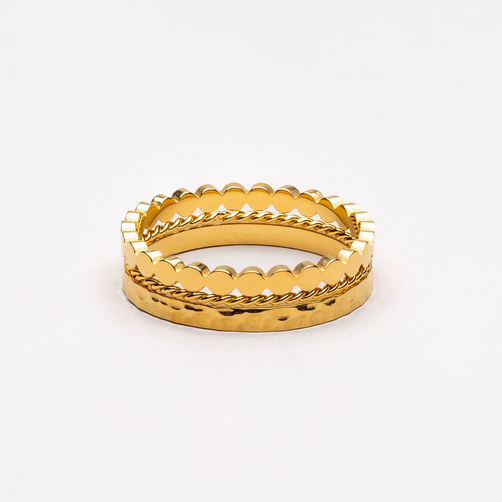Gold Rings Set