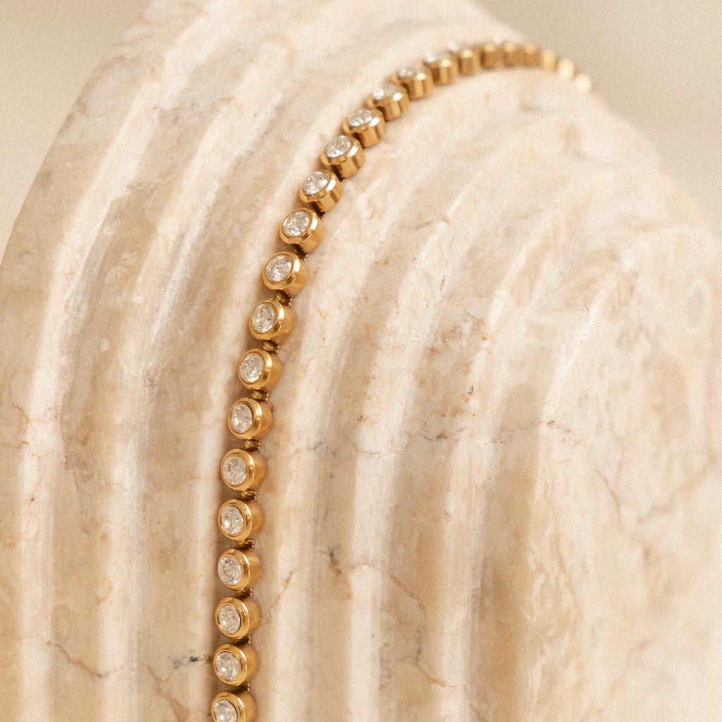 Gold Tennis Pendant