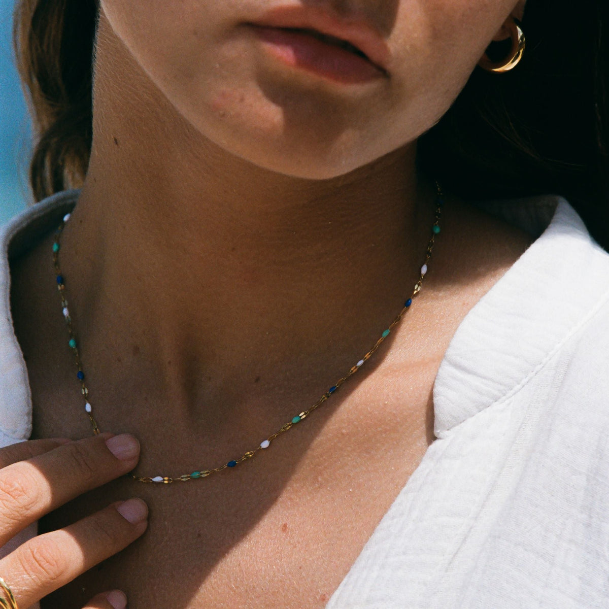 Greece vibes choker