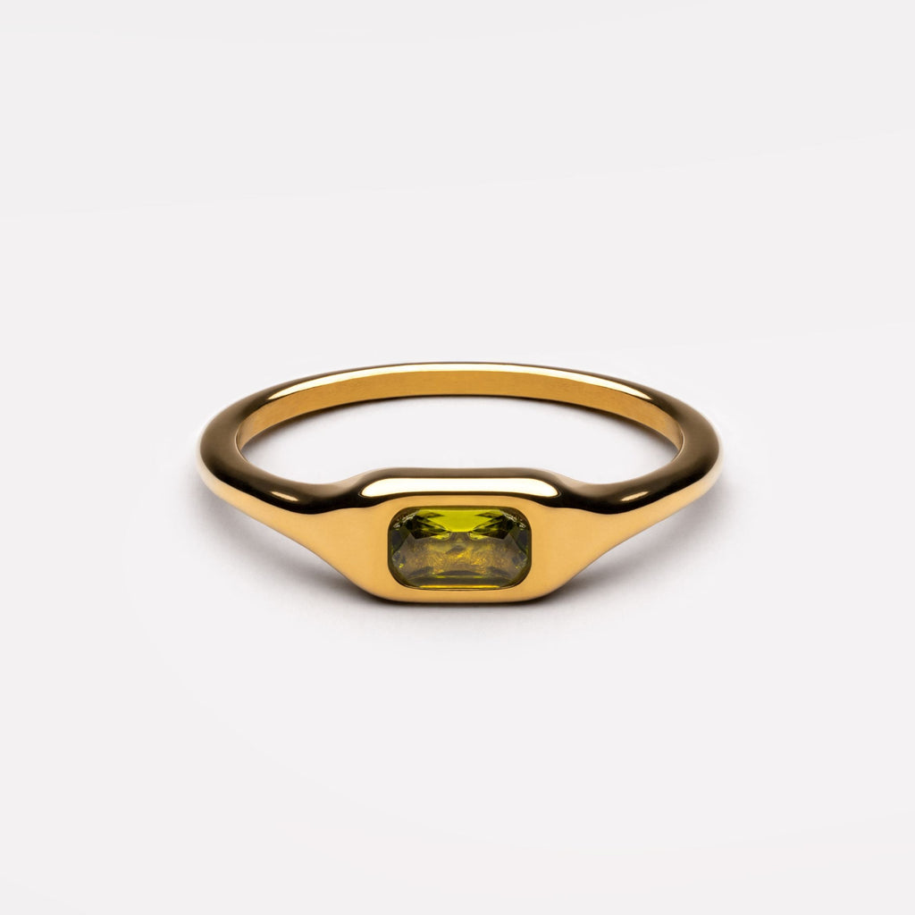 Green Bold Ring