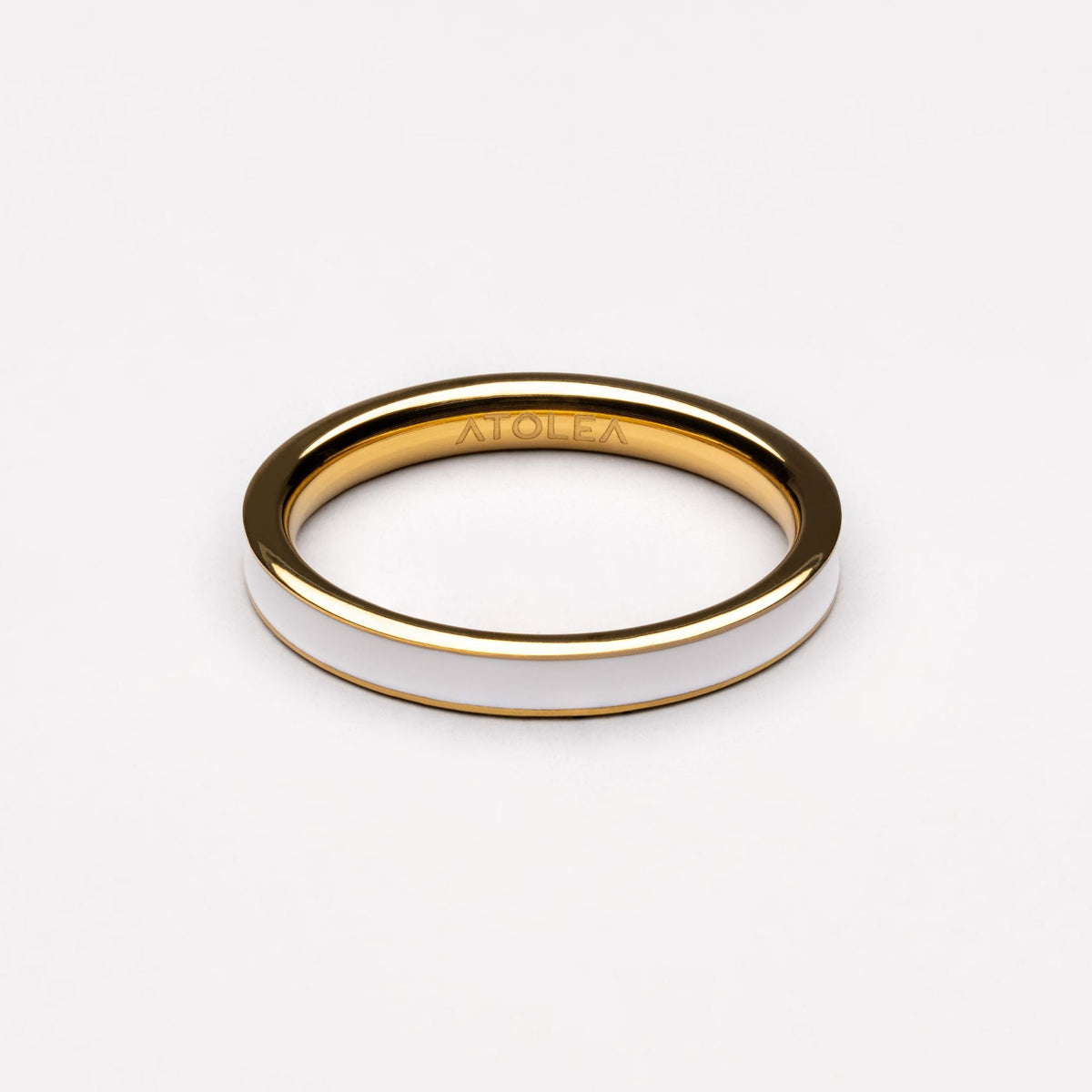 Halo White Ring