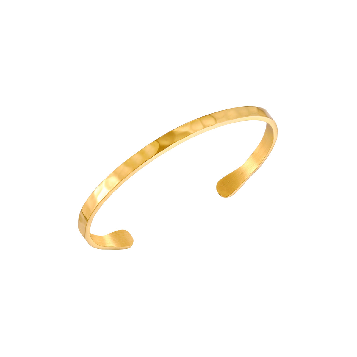 Hammered Cuff Gold