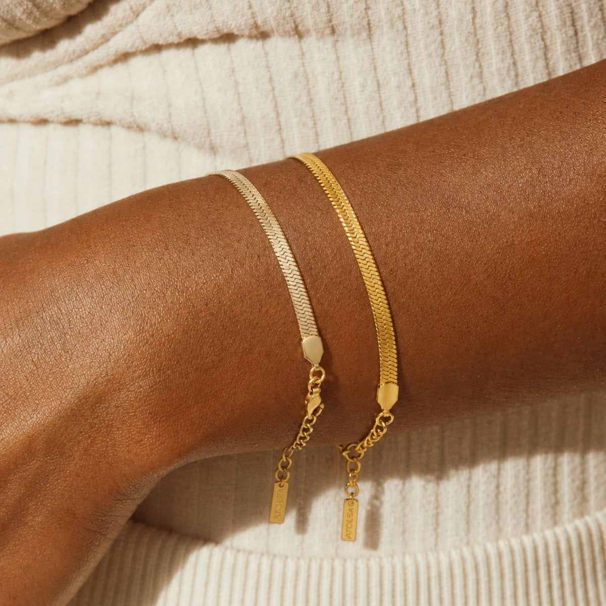 Herringbone Bracelet 14kgold