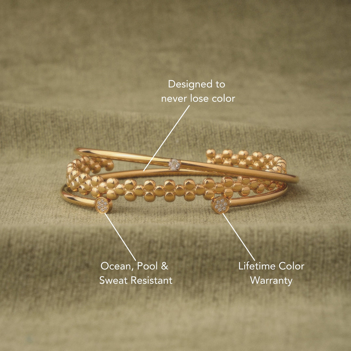 Mirari Gold Cuff
