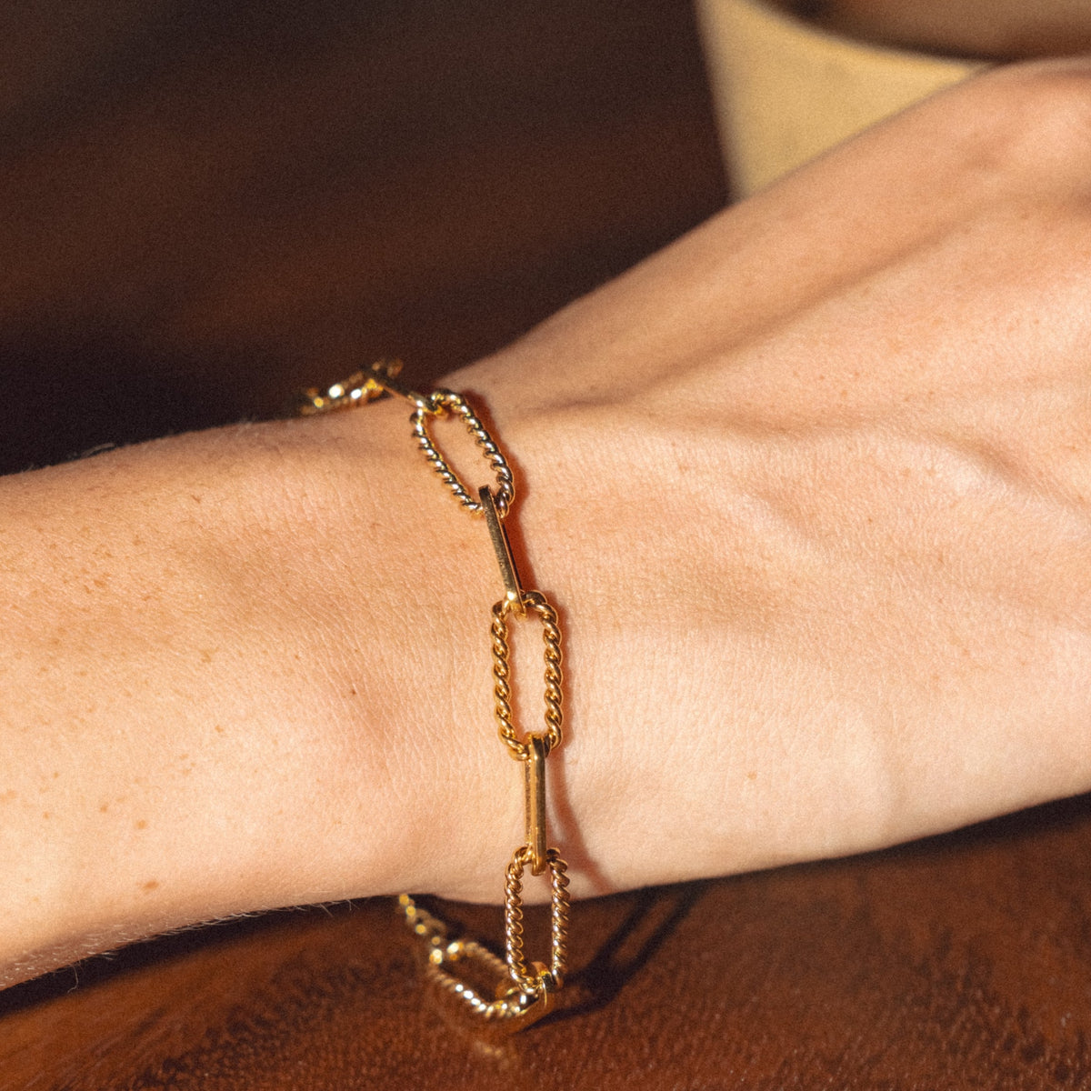 Modern Paperclip Bracelet
