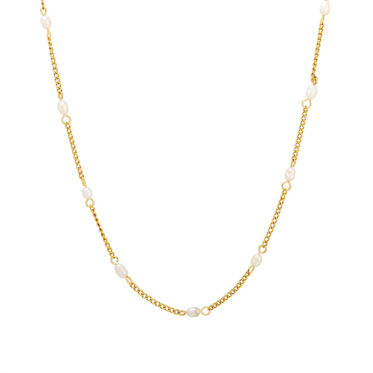 pearl gold chain