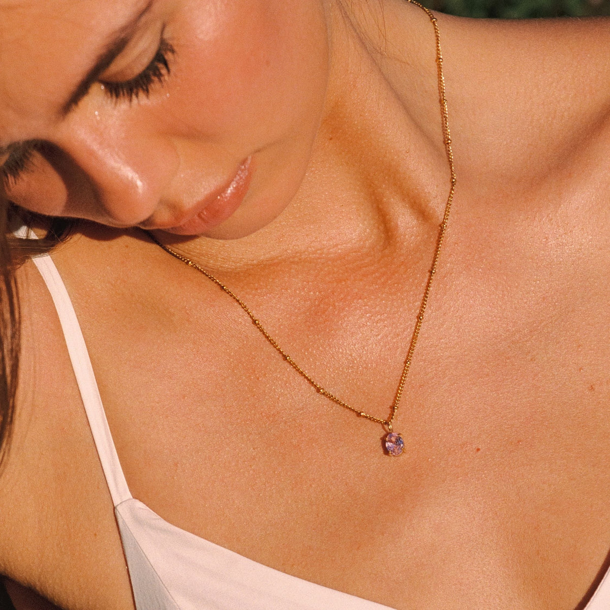 Pink Pendant Stone