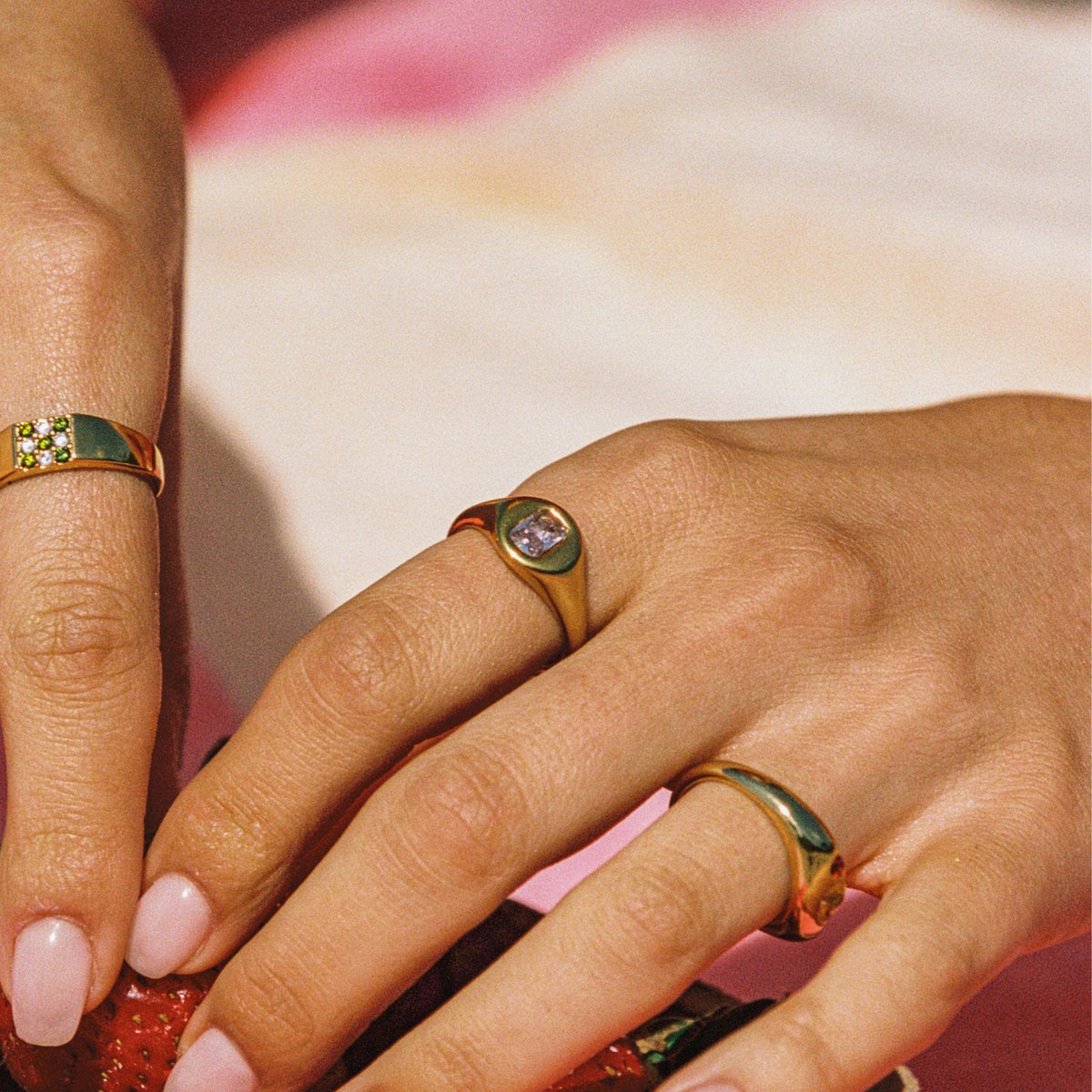 Pink Stone Ring