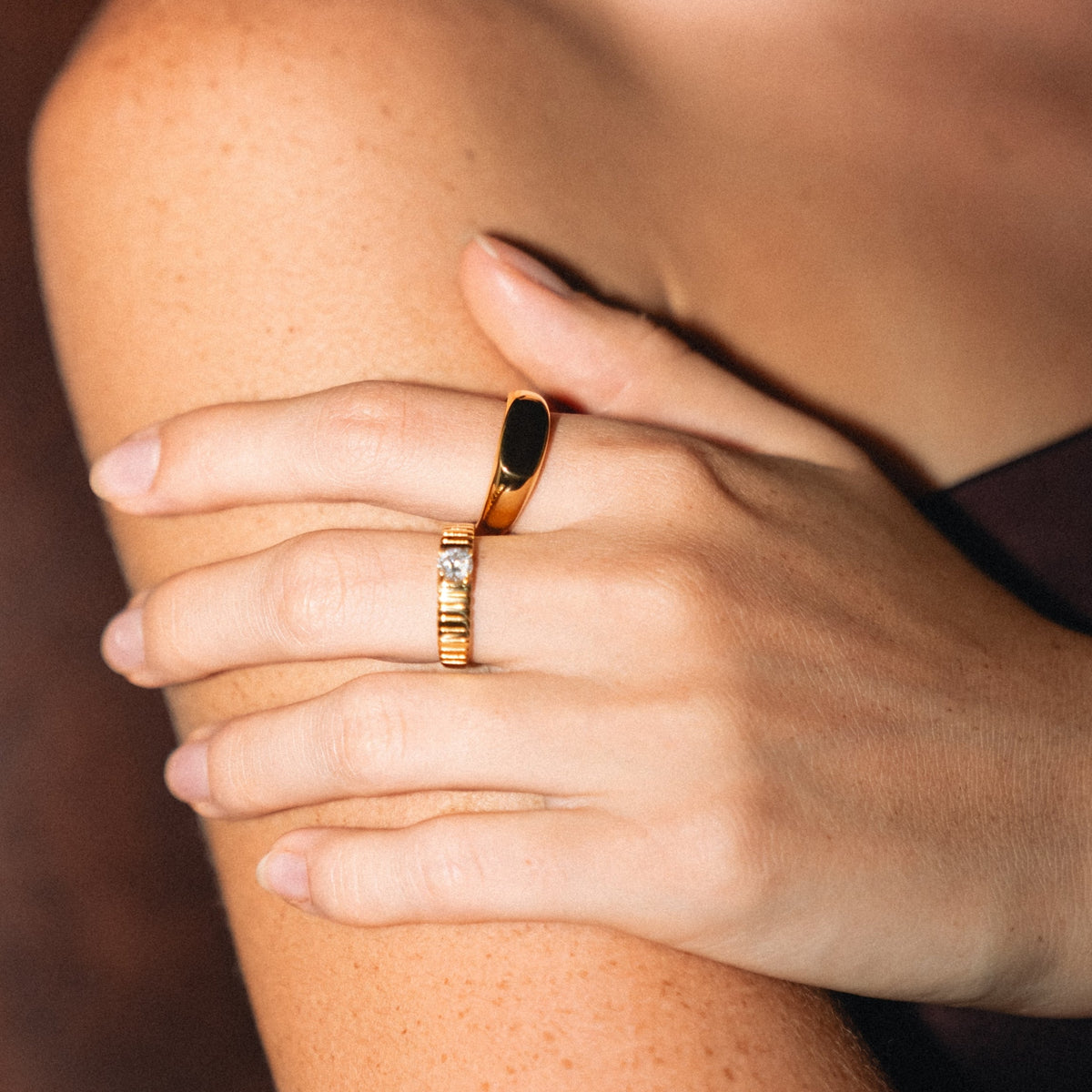 Polished Statement Ring