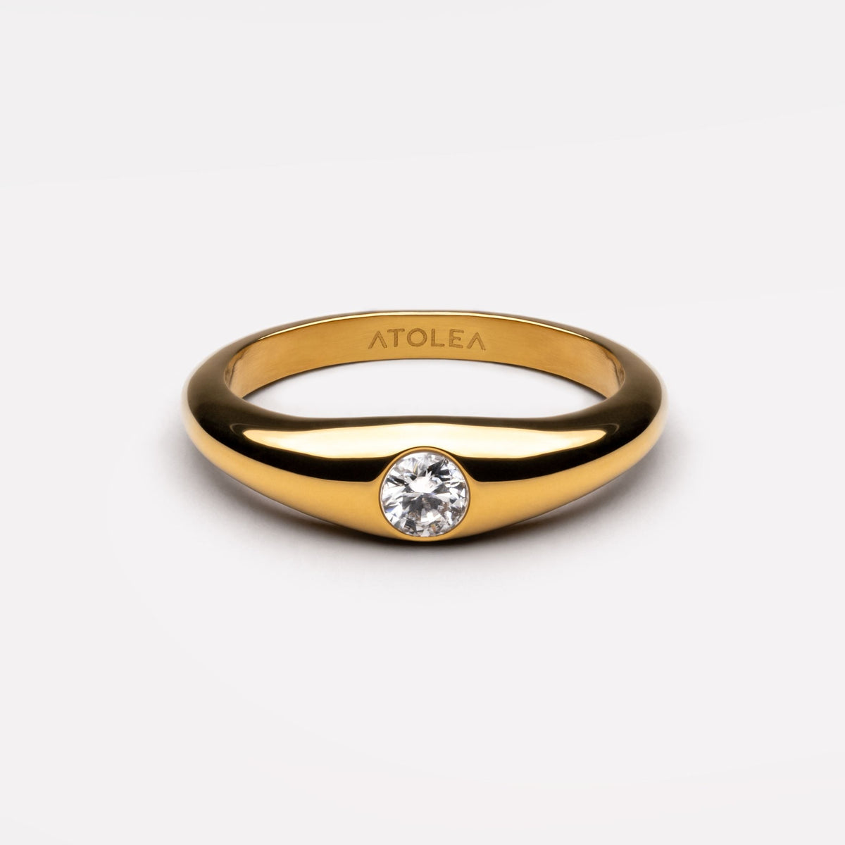Signet Diamond Ring