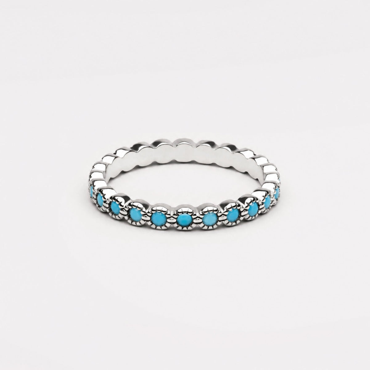Silver Azure Ring